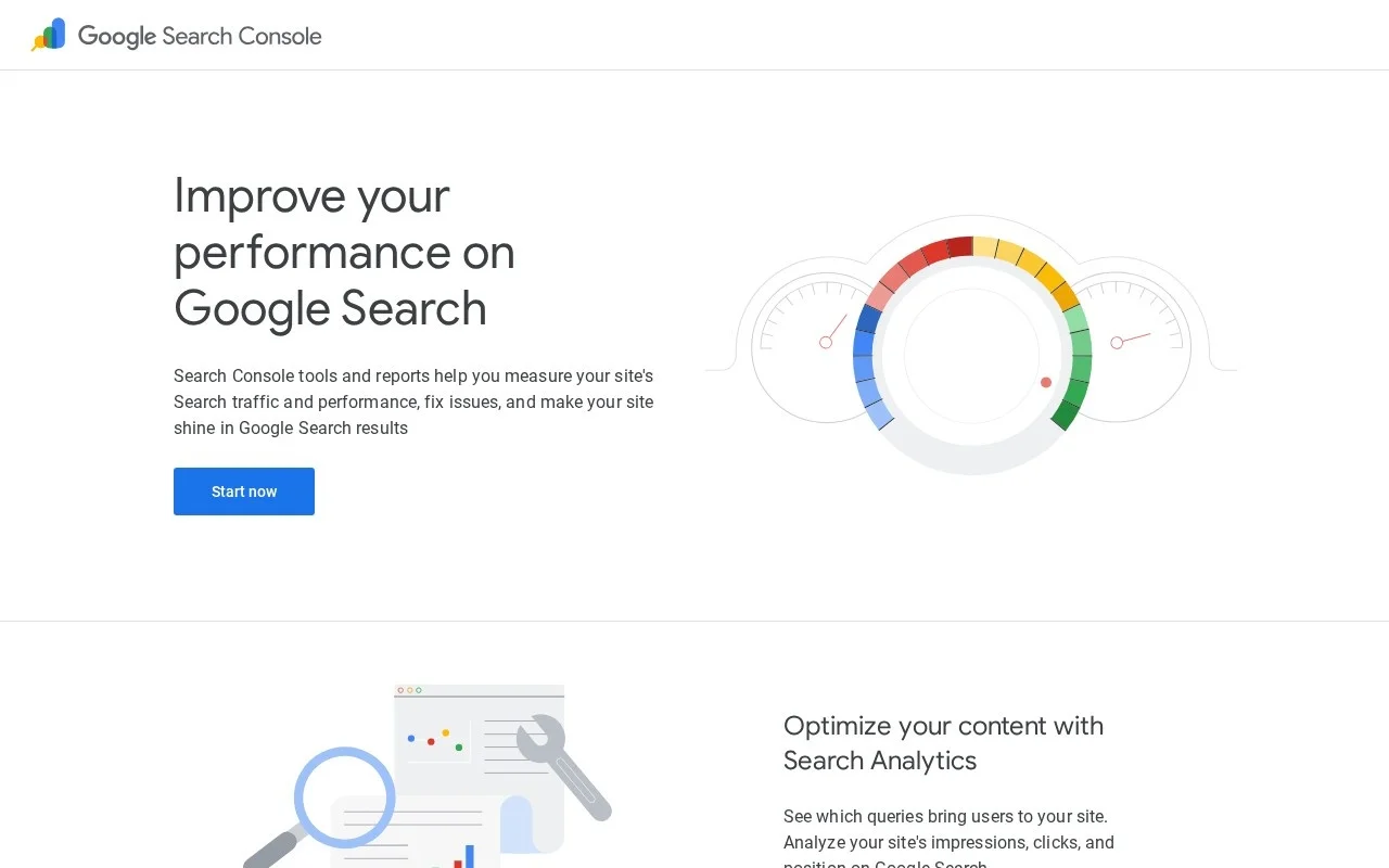 Google Search Console 截图